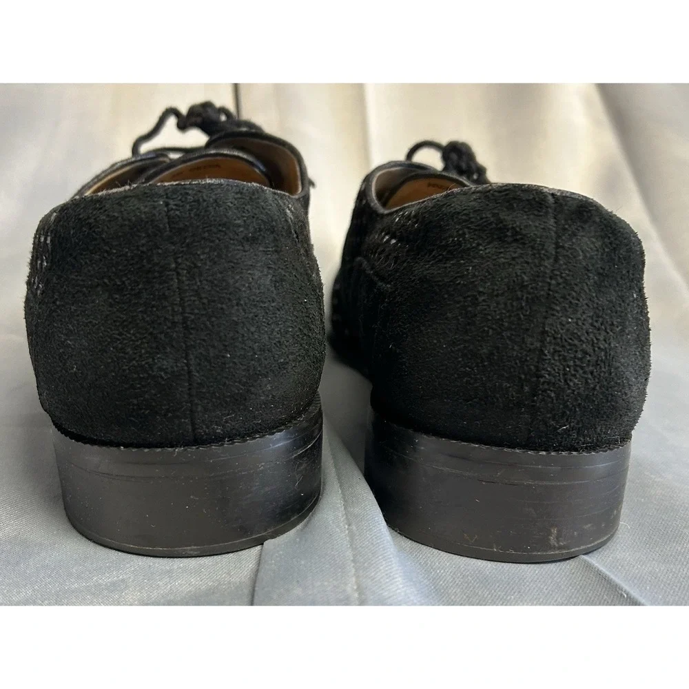 Giorgio Brutini Men's Oxford 10M Black Suede Sparkle Mirrors Jewel Prep 155911